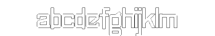 SwingarmYori-ThickHollow FONT