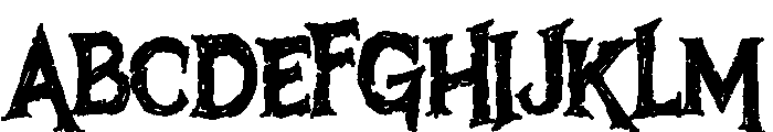 Swinging Wake Font UPPERCASE