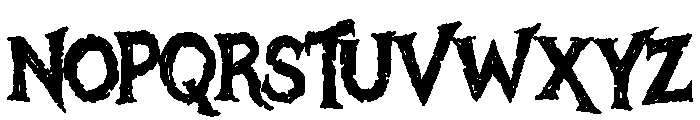 Swinging Wake Font UPPERCASE