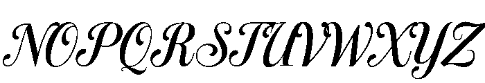 Swirly Canalope PERSONAL USE Regular Font UPPERCASE