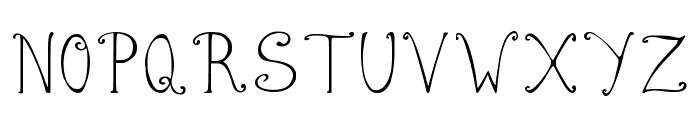 Swirlyq Regular Font UPPERCASE