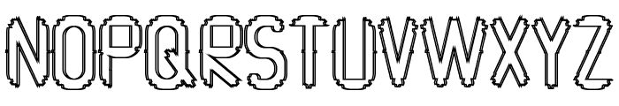 Switch One Demo Outline Font UPPERCASE