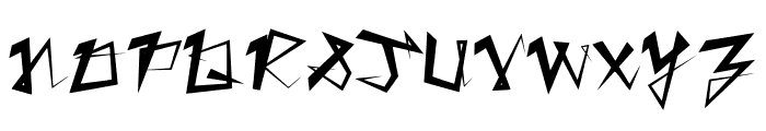 Switchblade Regular Font UPPERCASE
