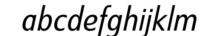 SwitzeraADF-CondItalic Font LOWERCASE