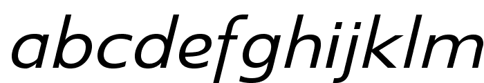 SwitzeraADF-ExtItalic Font LOWERCASE