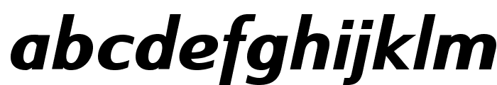 SwitzeraADF-ExtraBoldItalic Font LOWERCASE