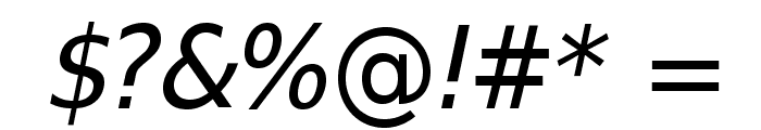 SwitzeraADF-Italic Font OTHER CHARS