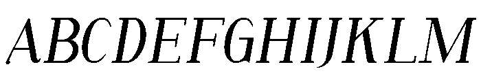 Sword Cane Demo Bold Italic Font UPPERCASE