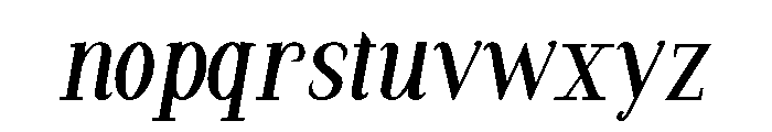 Sword Cane Demo Bold Italic Font LOWERCASE