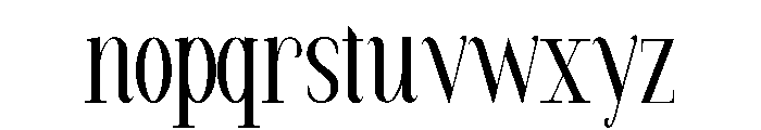 Sword Cane Demo Condensed Font LOWERCASE