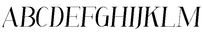 Sword Cane Demo Italic Font UPPERCASE