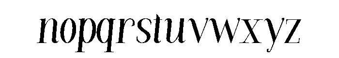 Sword Cane Demo Italic Font LOWERCASE