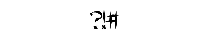 SwordFighting Font OTHER CHARS