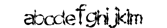 SwordFighting Font LOWERCASE