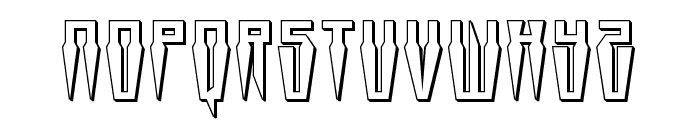 Swordtooth 3D Font LOWERCASE