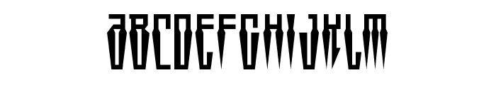 Swordtooth Condensed Font UPPERCASE