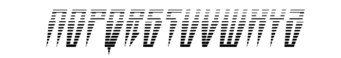 Swordtooth Gradient Italic Font UPPERCASE