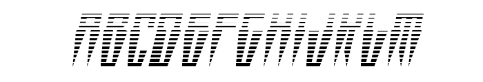 Swordtooth Gradient Italic Font LOWERCASE