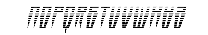 Swordtooth Gradient Italic Font LOWERCASE