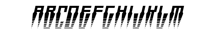 Swordtooth Halftone Italic Font LOWERCASE