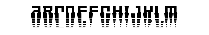 Swordtooth Halftone Font UPPERCASE
