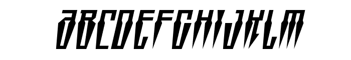 Swordtooth Italic Font UPPERCASE