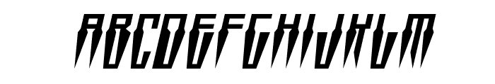 Swordtooth Italic Font LOWERCASE