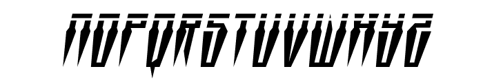 Swordtooth Laser Italic Font LOWERCASE