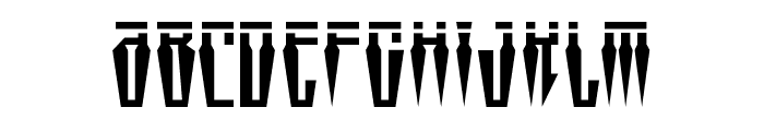 Swordtooth Laser Font UPPERCASE