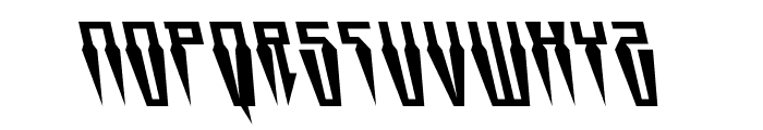 Swordtooth Leftalic Font UPPERCASE