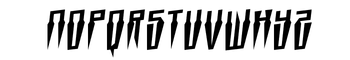 Swordtooth Rotalic Font LOWERCASE