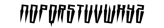 Swordtooth Rotated 2 Font LOWERCASE