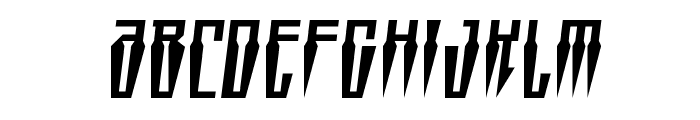 Swordtooth Semi-Italic Font UPPERCASE