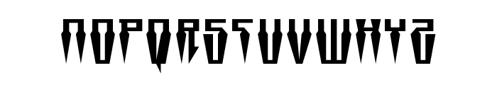 Swordtooth Squat Font UPPERCASE