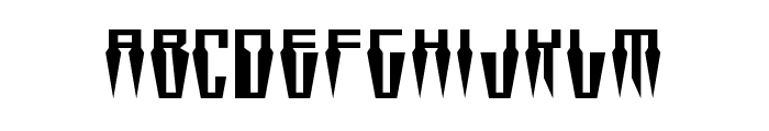 Swordtooth Squat Font LOWERCASE