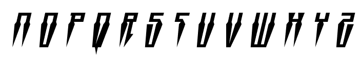 Swordtooth Title Italic Font UPPERCASE