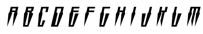 Swordtooth Title Italic Font LOWERCASE