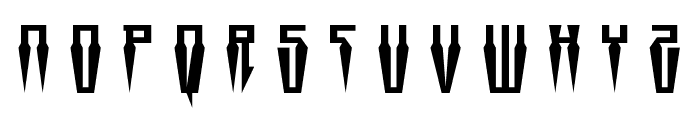 Swordtooth Title Font UPPERCASE