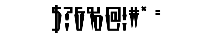 Swordtooth Font OTHER CHARS