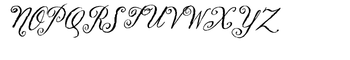 Swank Regular Font UPPERCASE