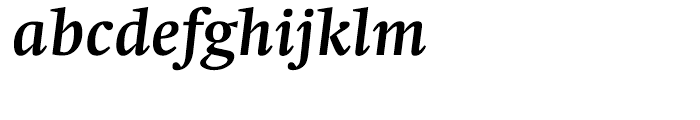 Swift Bold Italic Font LOWERCASE
