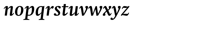 Swift Bold Italic Font LOWERCASE
