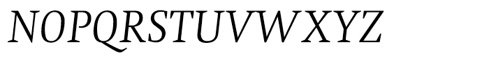 Swift Light Italic Font UPPERCASE