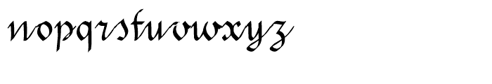 Swirlity Script Bold Font LOWERCASE