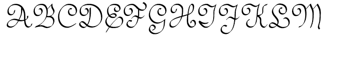 Swirlity Script Regular Font UPPERCASE