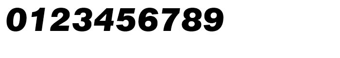 Swiss 721 Black Italic Font OTHER CHARS