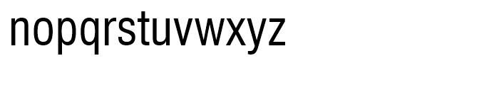 Swiss 721 Condensed Font LOWERCASE
