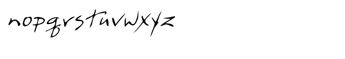 Swordtail Regular Font LOWERCASE