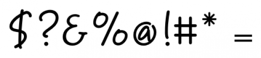 Sweet Pea Regular Font OTHER CHARS