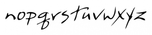 Swordtail Regular Font LOWERCASE
